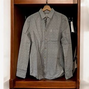 Ben Sherman Gray Button-Up Shirt S